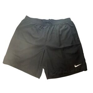 Nike Dri-FIT Athletic Training Shorts Black White Stripe Mens 3XL